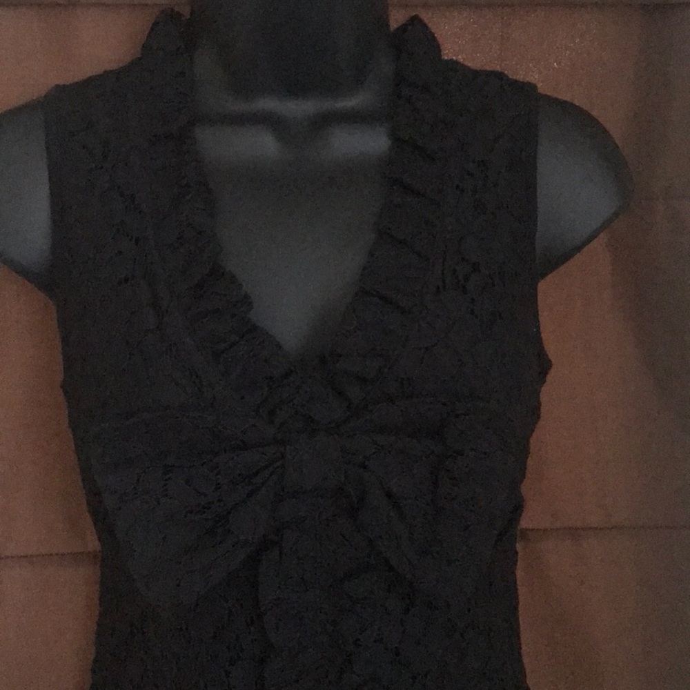 INC Laced Black Dress
